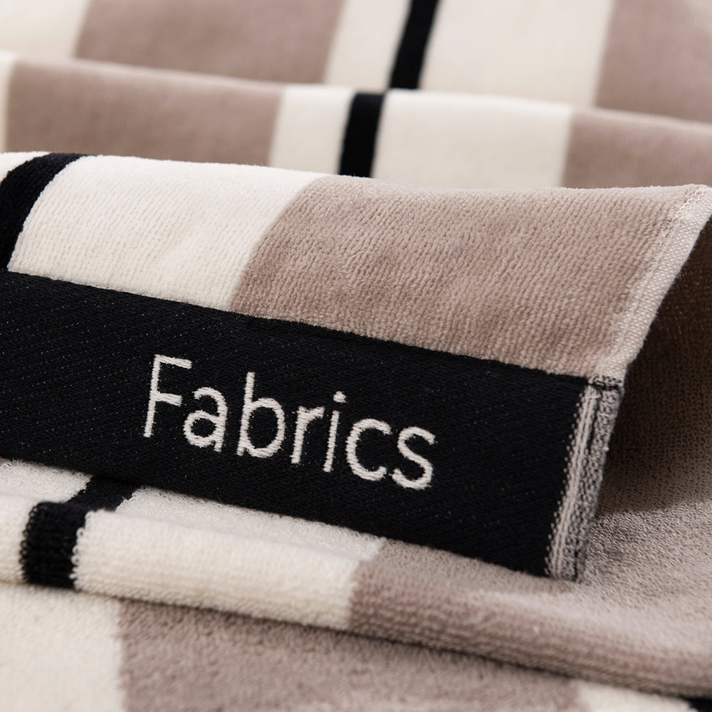 Toalla Playa Jacquard Barcelo Beige