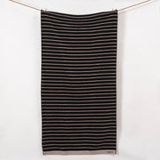 Toalla Playa Jacquard Greco Negro
