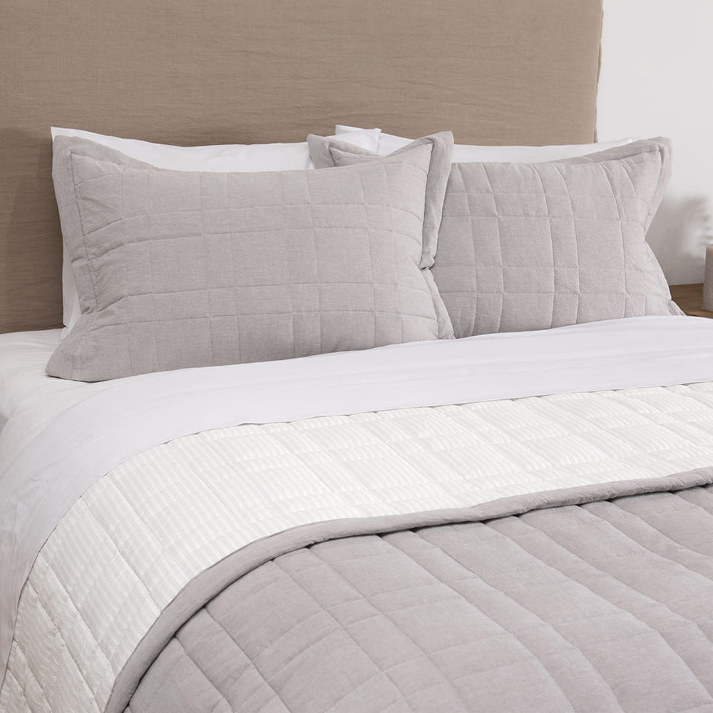 Cubrecama Quilt York 2 Plazas Perla