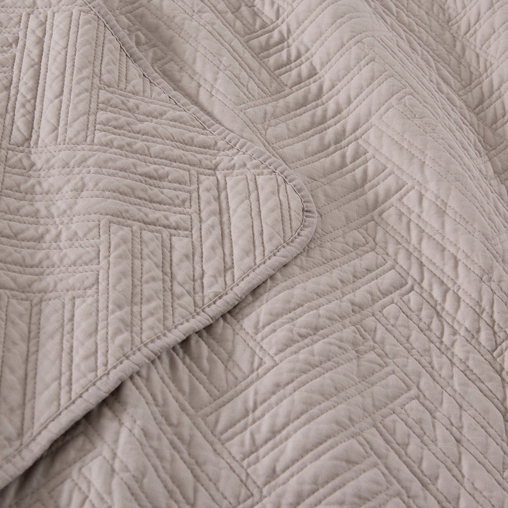 Cubrecama Quilt London 1.5 Plazas Champagne