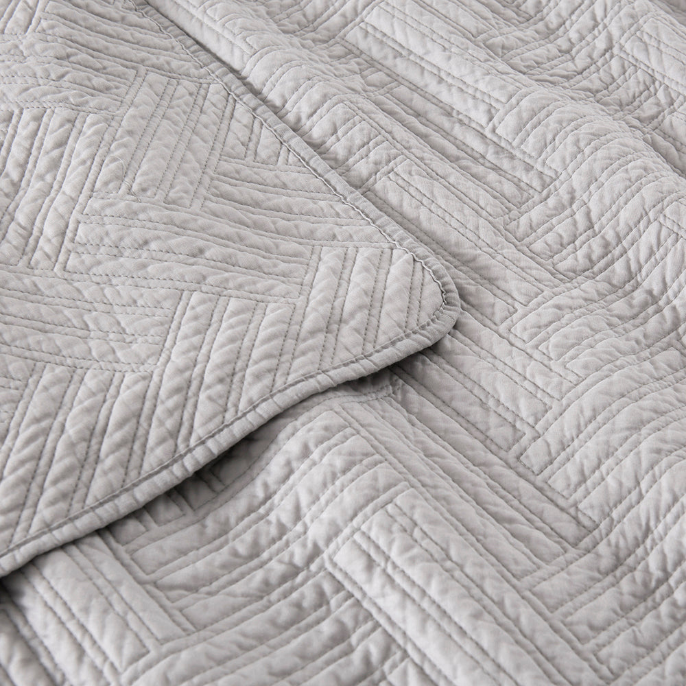 Cubrecama Quilt London King Perla