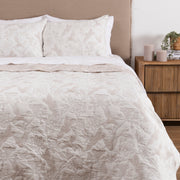 Cubrecama Quilt Jacquard Canari 1.5 Plazas Beige