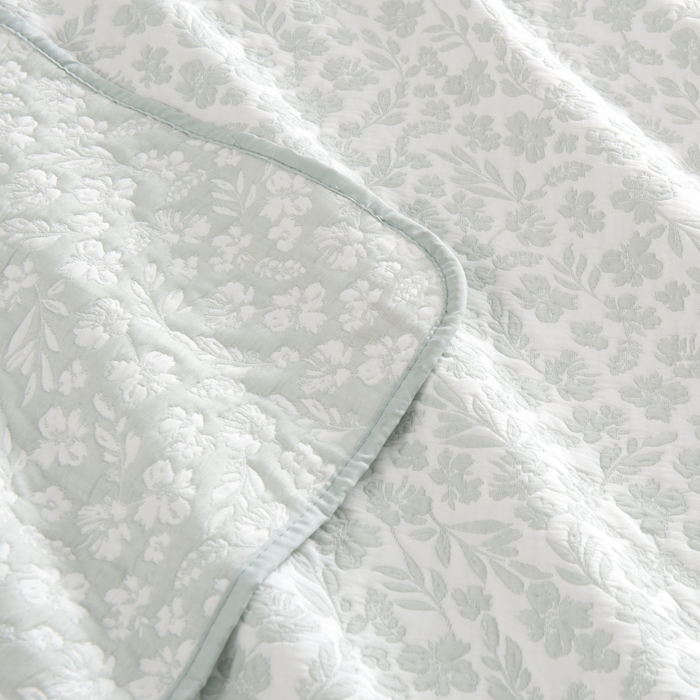 Cubrecama Quilt Jacquard Campagne Super King Verde