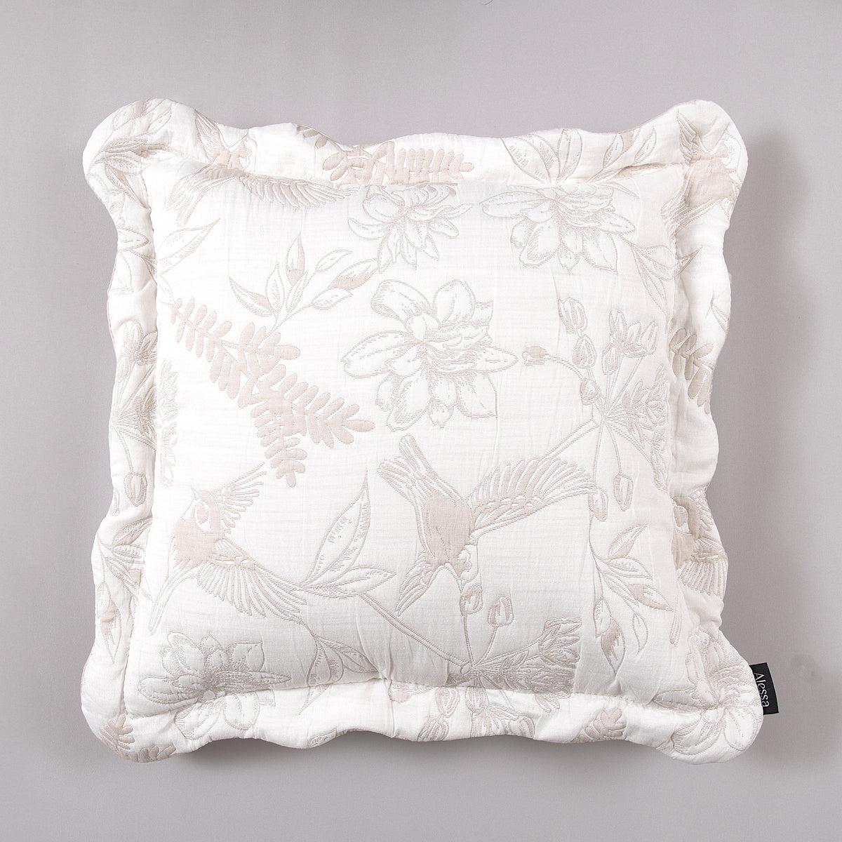 Cojín Jacquard Canari Beige