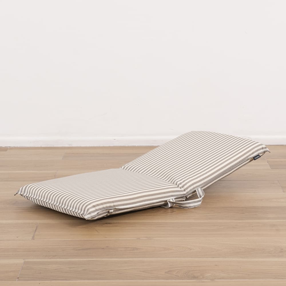 Silla Playa Plegable Fold Rayas Verde