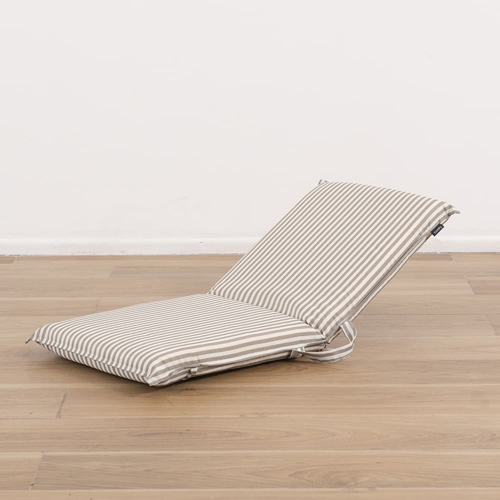 Silla Playa Plegable Fold Rayas Verde