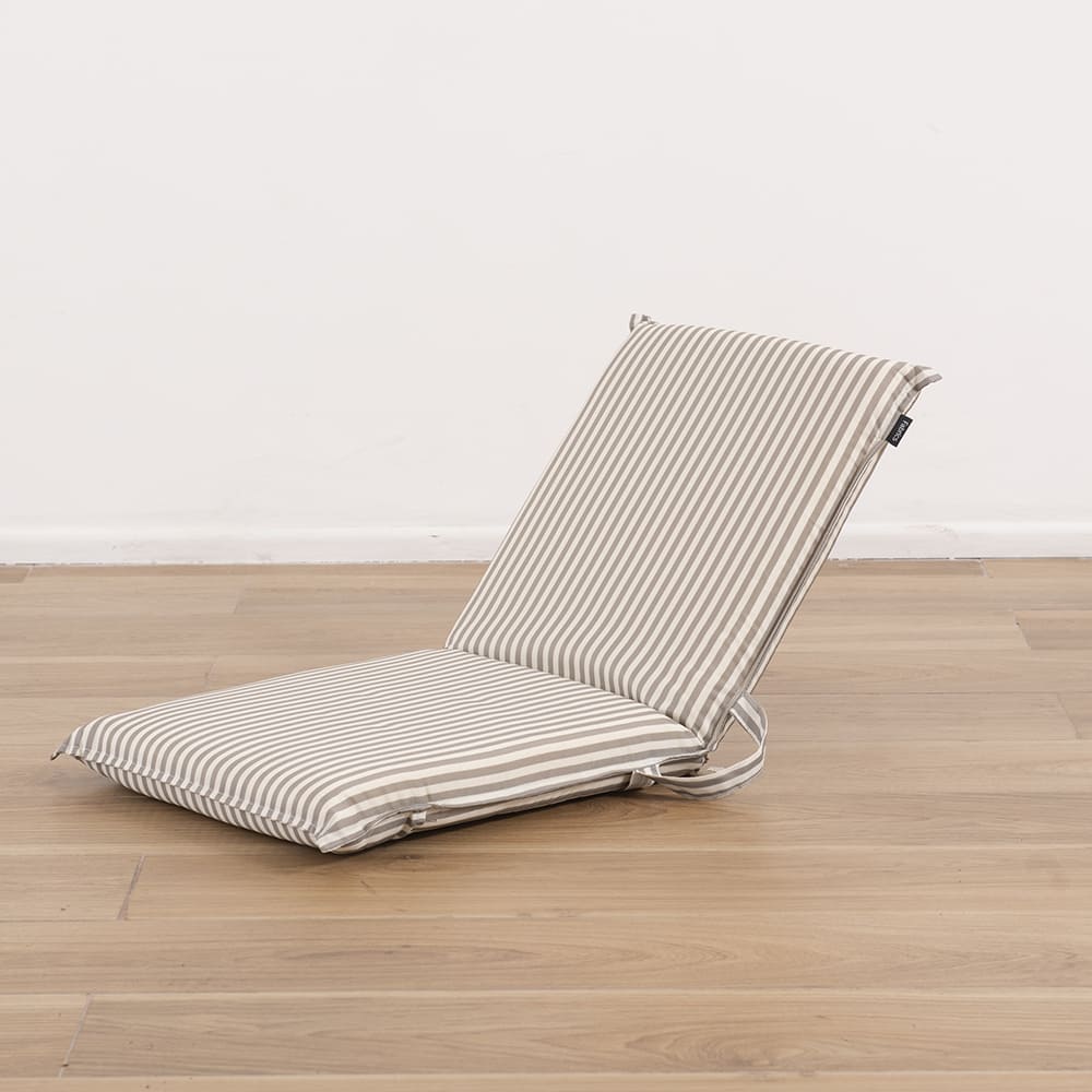 Silla Playa Plegable Fold Rayas Verde