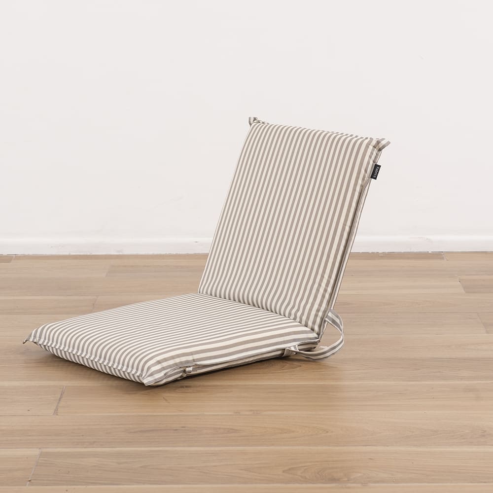 Silla Playa Plegable Fold Rayas Verde