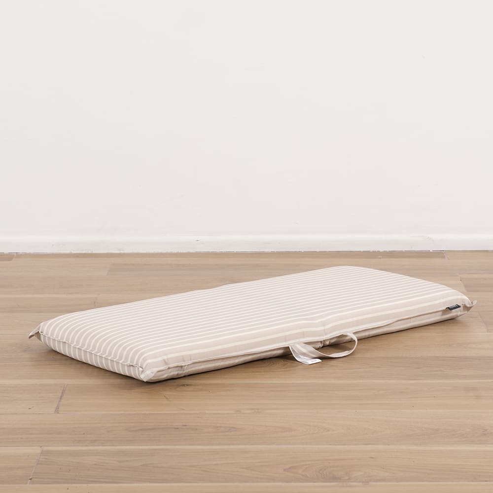 Silla Playa Plegable Fold Rayas Beige