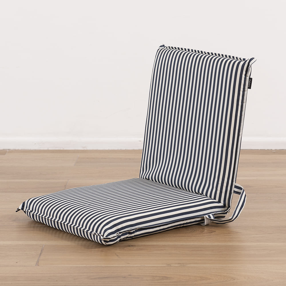 Silla Playa Plegable Fold Rayas Azul