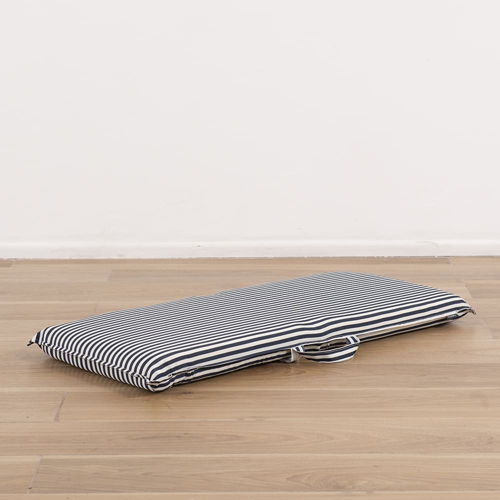 Silla Playa Plegable Fold Rayas Azul