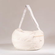 Mochila Cojín Playa Rayas Beige