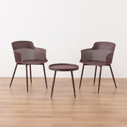 Set Terraza Urban 3 Piezas Burdeo