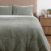 Cubrecama Quilt Stone Washed 1.5 Plazas Turquesa