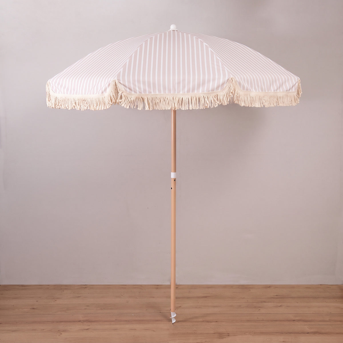 Quitasol Cascais Beige Rayas 167cm