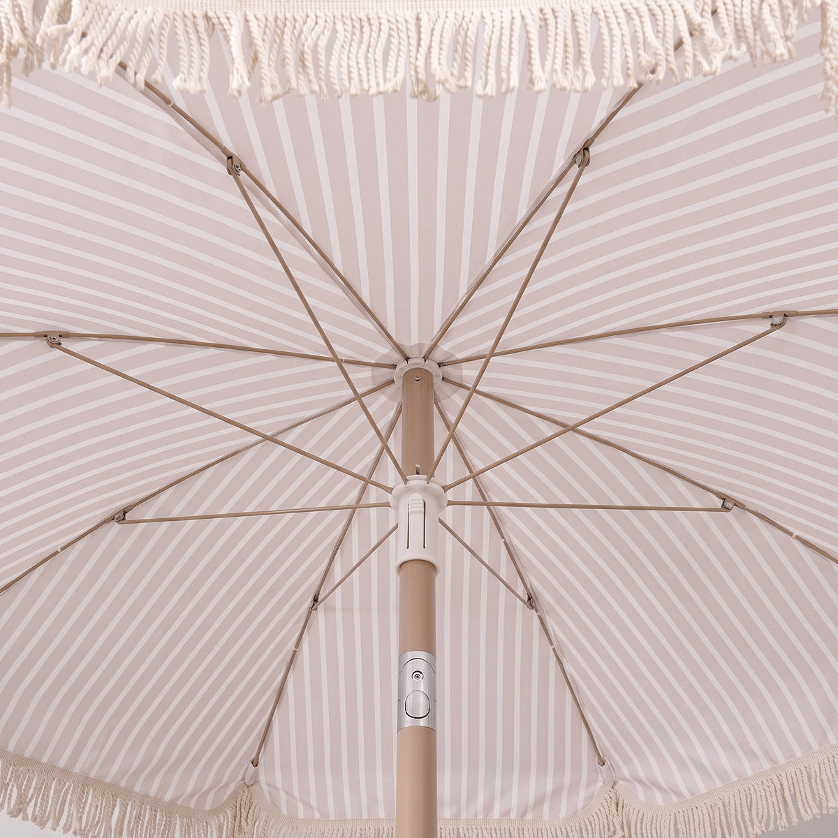 Quitasol Cascais Beige Rayas 167cm