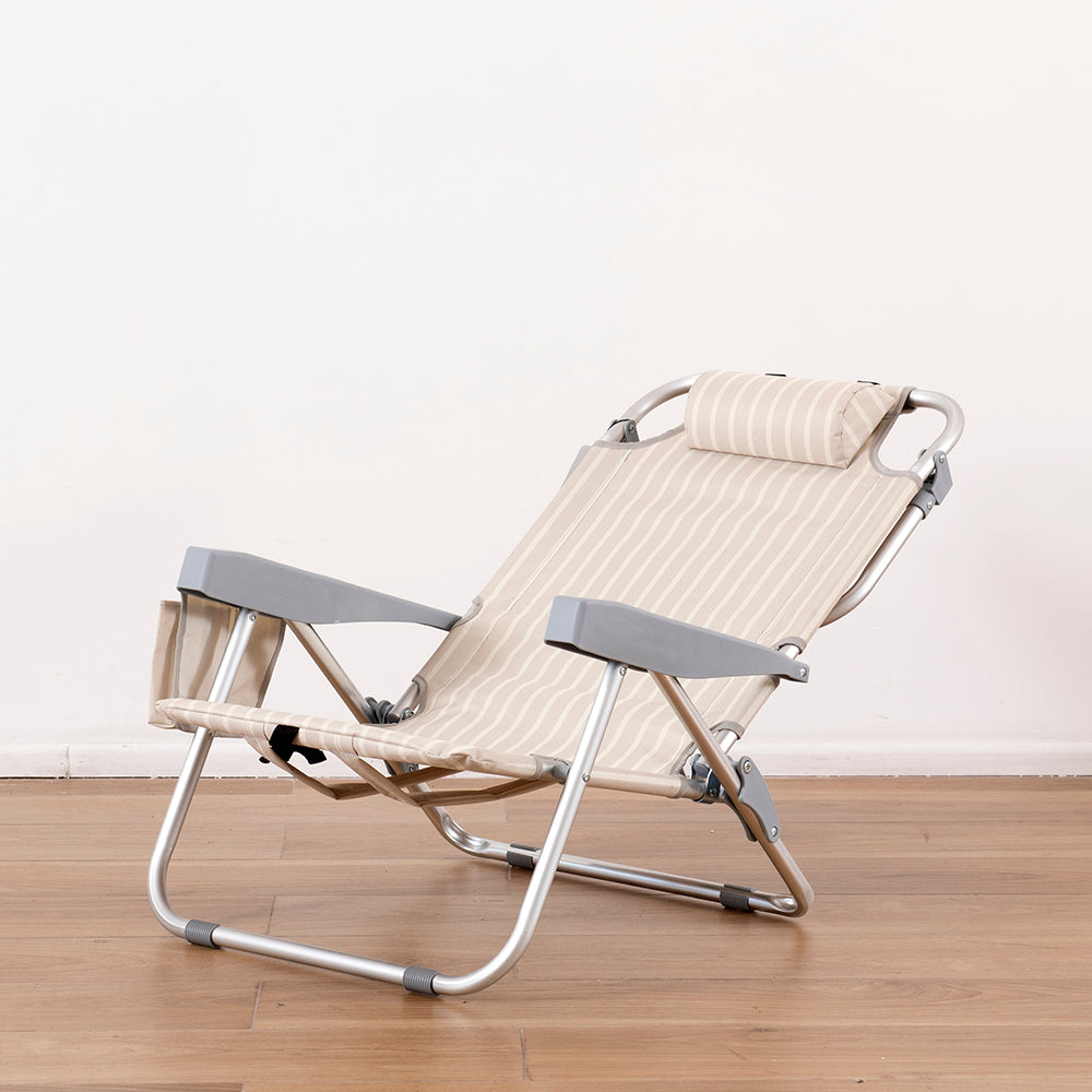 Silla Playa Faro Beige Rayas