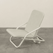 Silla Playa Flip Verde Rayas