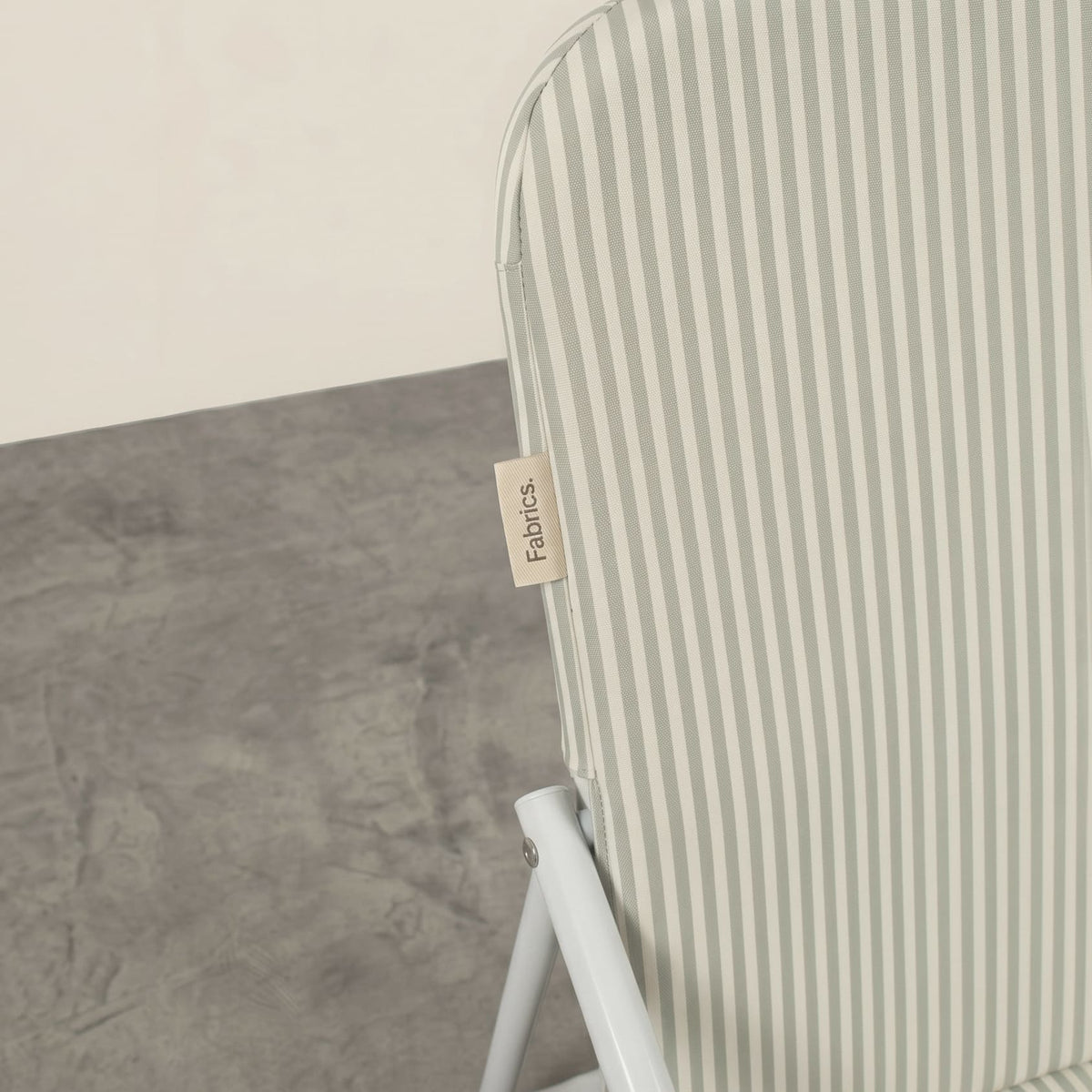 Silla Playa Flip Verde Rayas