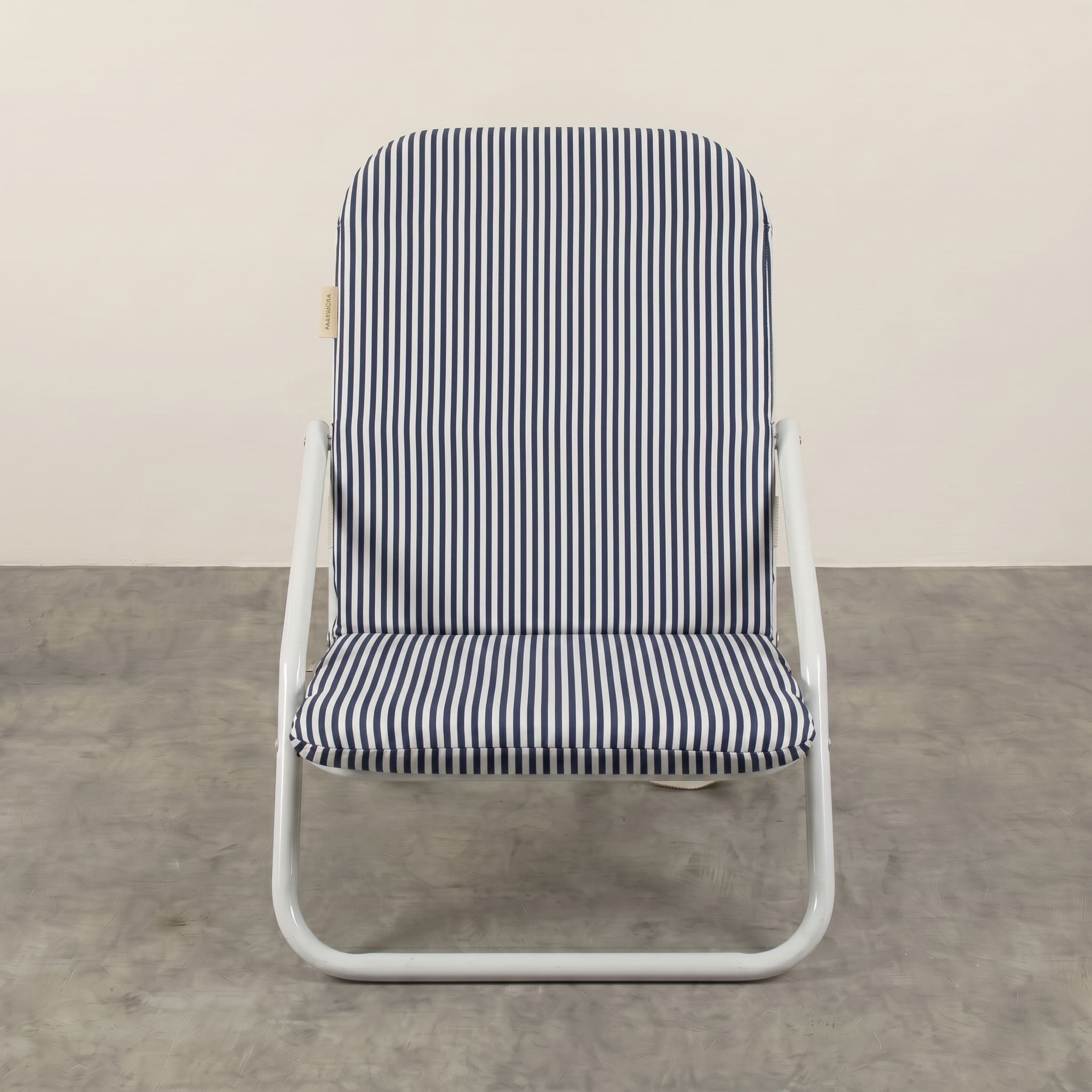 Silla Playa Flip Azul Rayas