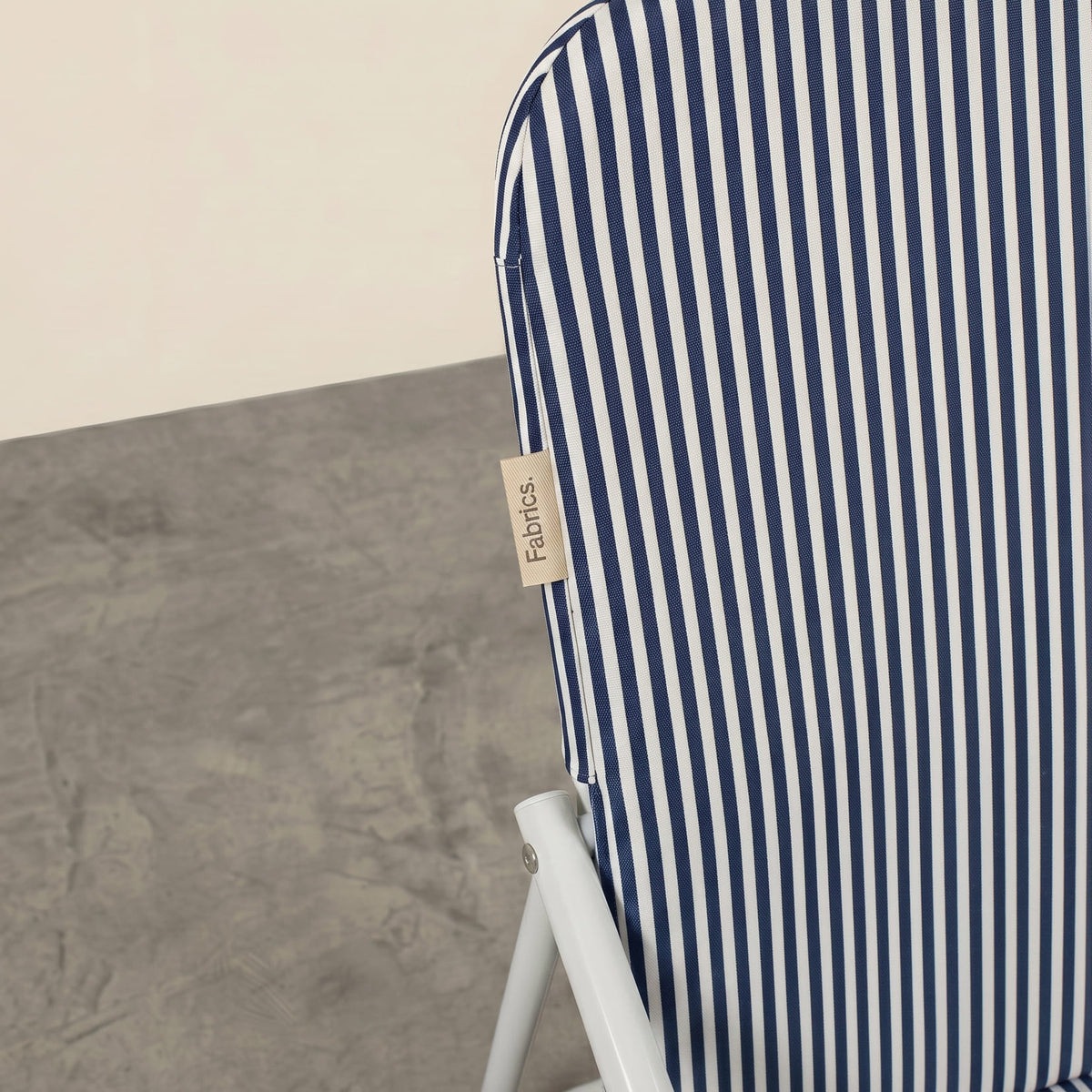 Silla Playa Flip Azul Rayas