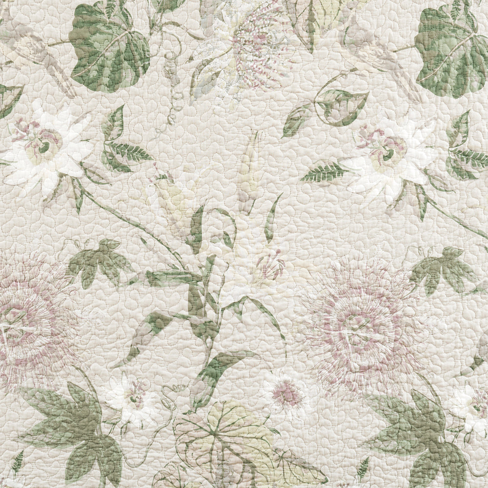 Cubrecama Quilt Estampado Barbados King Beige
