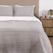 Cubrecama Quilt Jacquard Liso Super King Malva