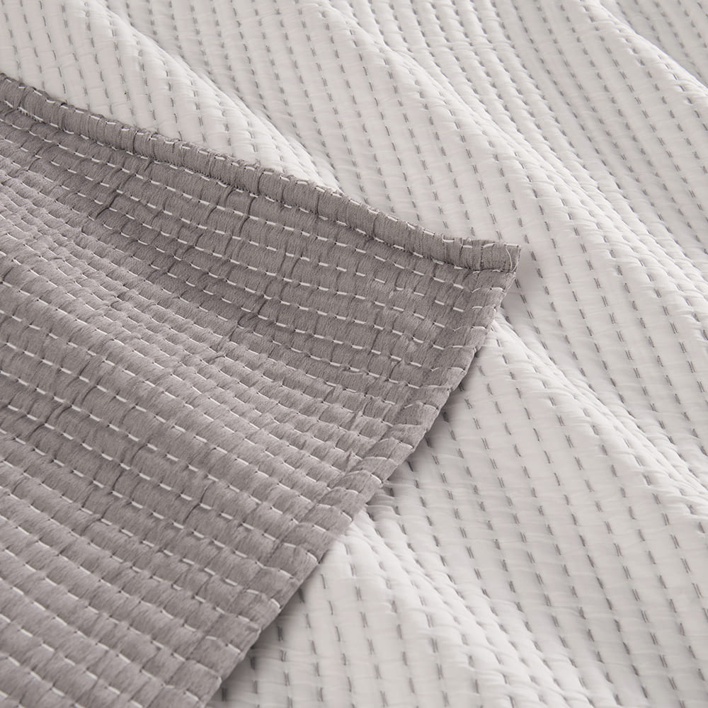 Cubrecama Quilt Jacquard Liso Super King Malva