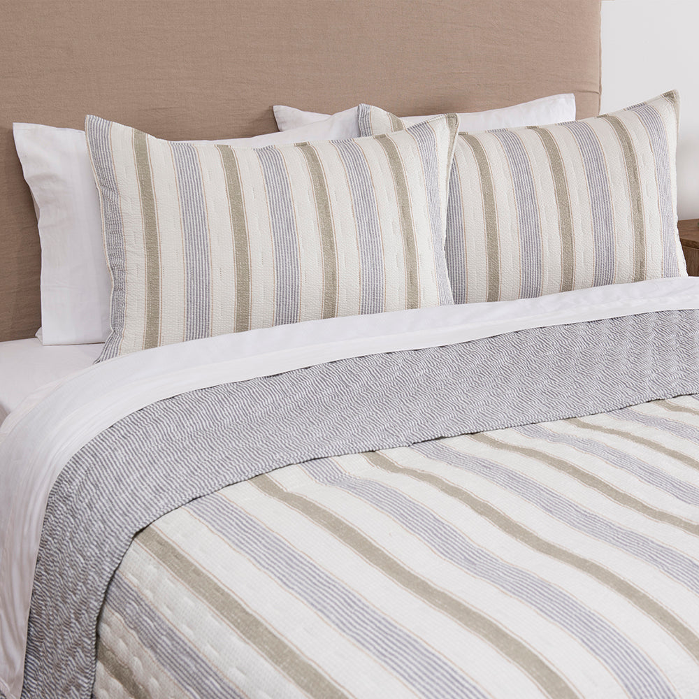 Cubrecama Quilt Estampado Bruna 2 Plazas Verde