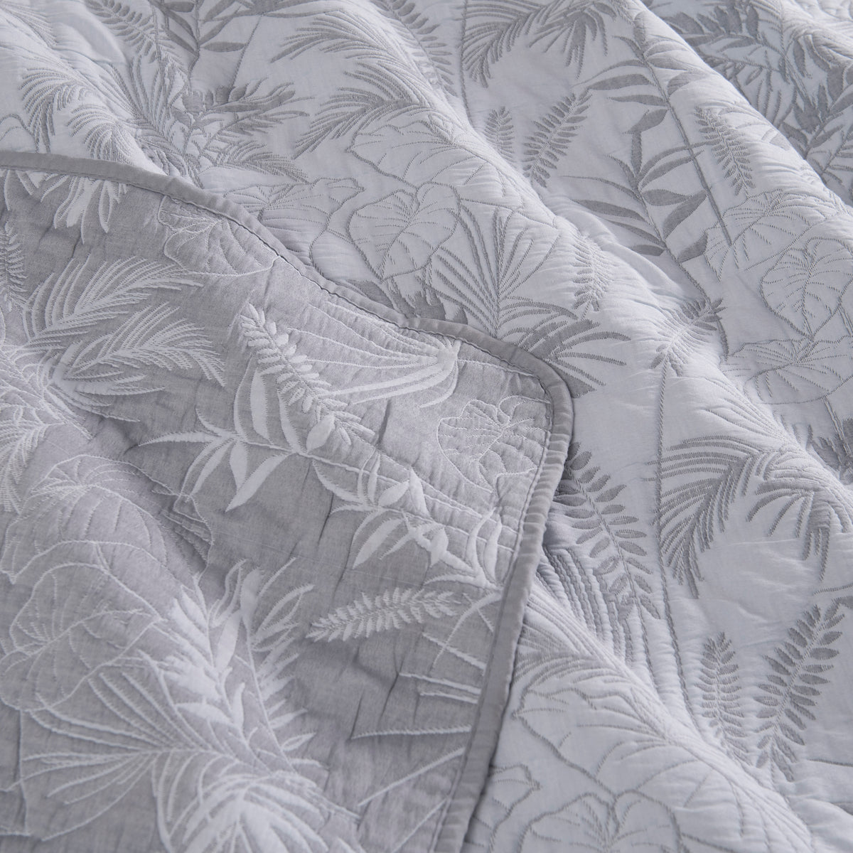Cubrecama Quilt Jacquard Tania 1.5 Plazas Azul