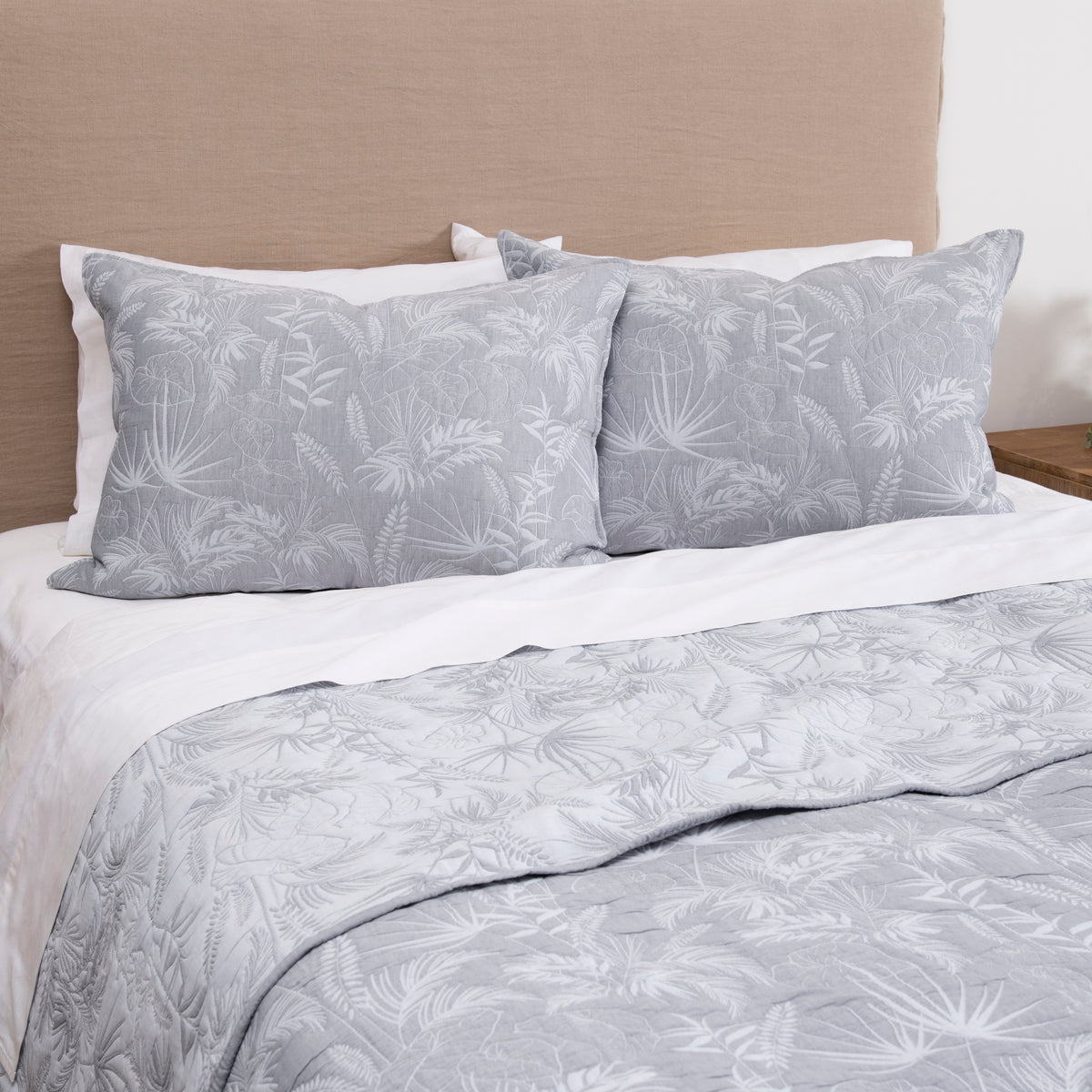 Cubrecama Quilt Jacquard Tania 2 Plazas Azul