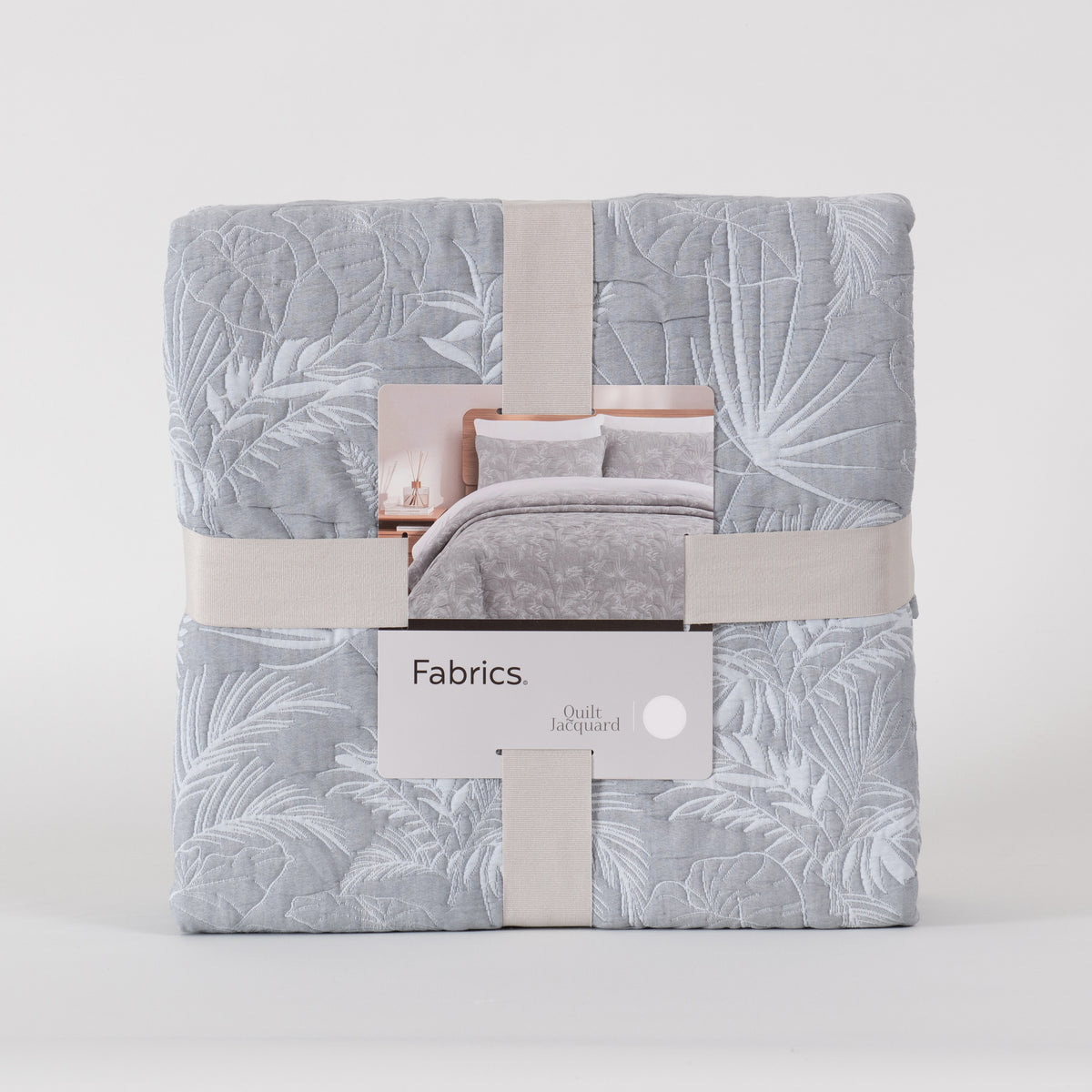 Cubrecama Quilt Jacquard Tania Super King Azul