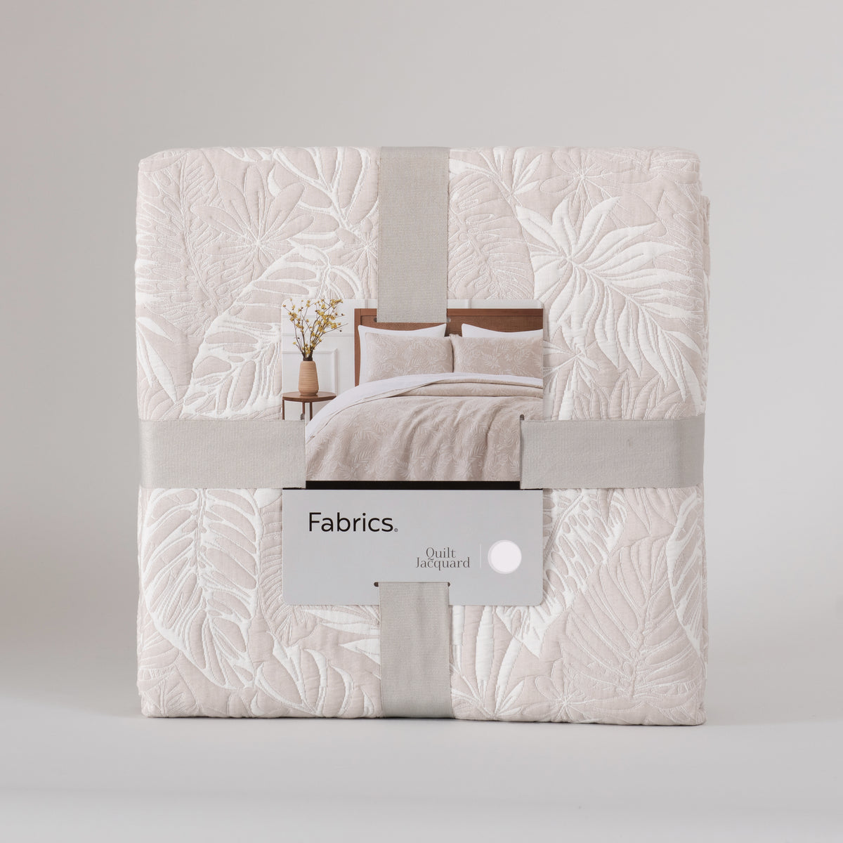 Cubrecama Quilt Jacquard Hana 1.5 Plazas Beige