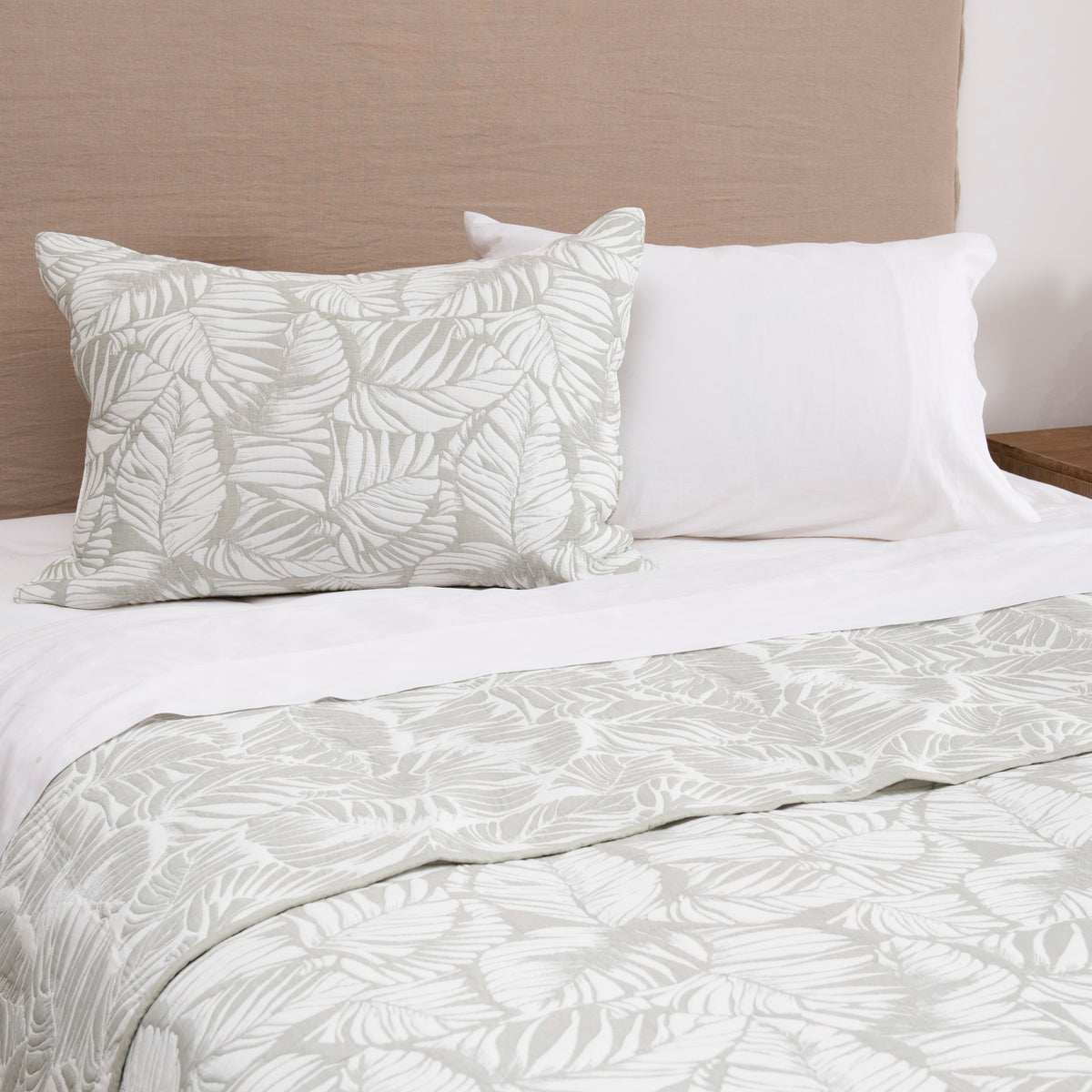 Cubrecama Quilt Jacquard Eli 1.5 Plazas Verde