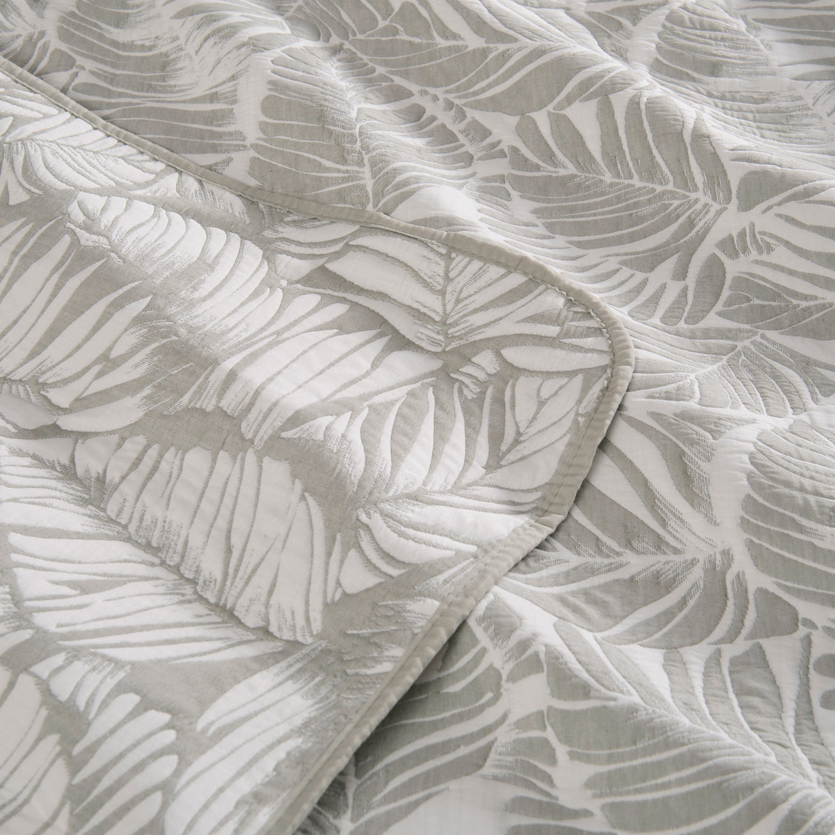 Cubrecama Quilt Jacquard Eli 2 Plazas Verde