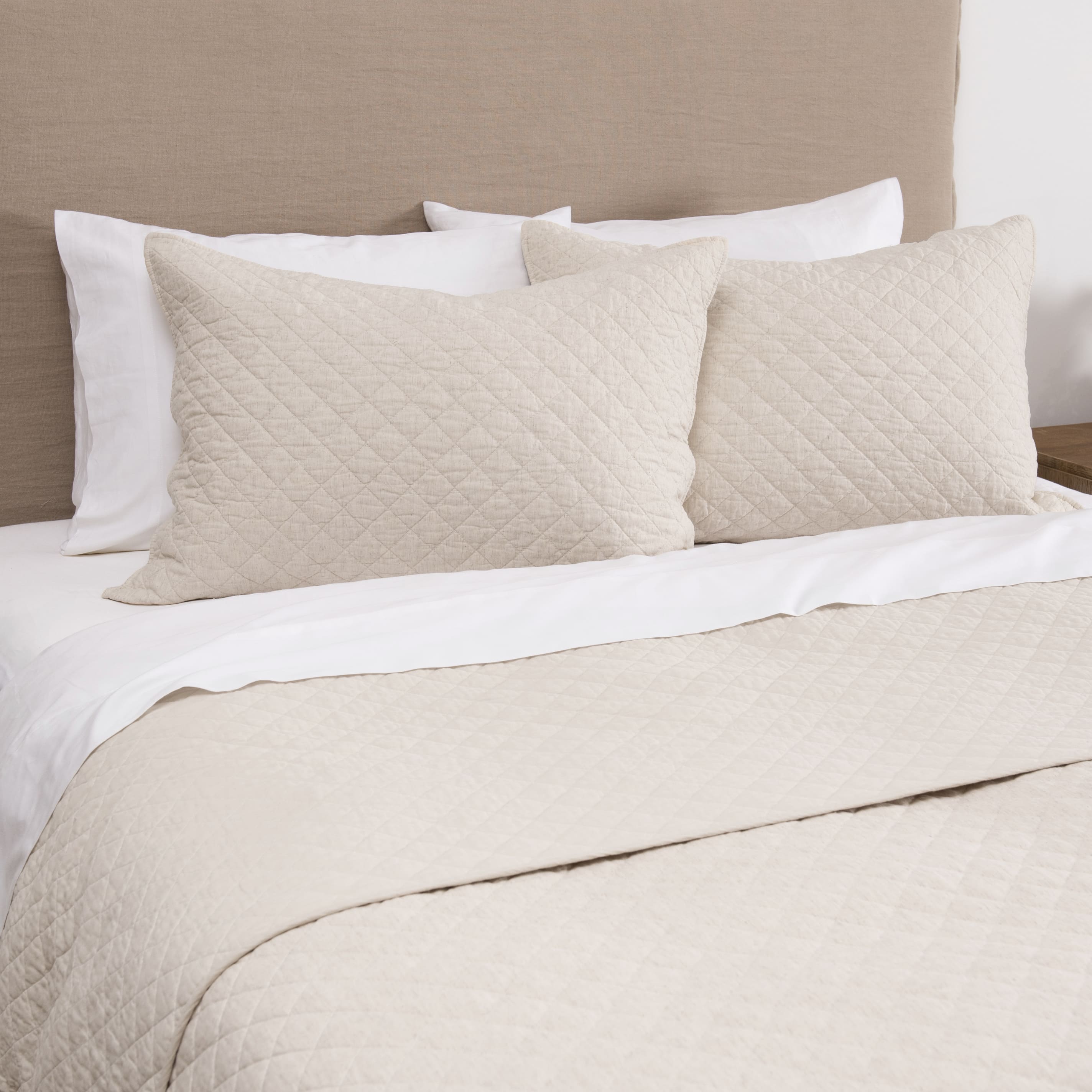 Cubrecama Quilt Lino Super King Natural