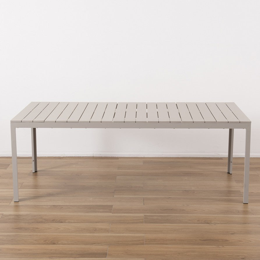 Mesa Terraza 8P Piacere Gris