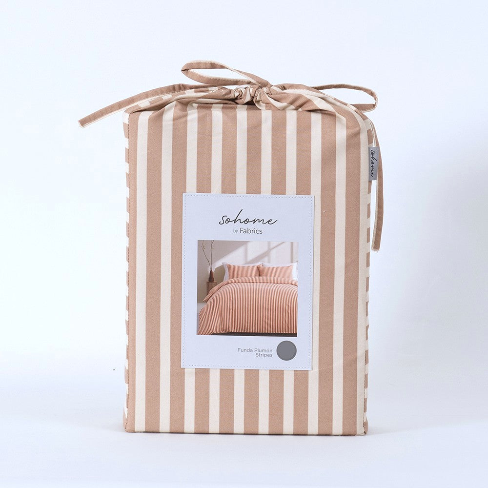 Funda de Plumón Stripes King Coral