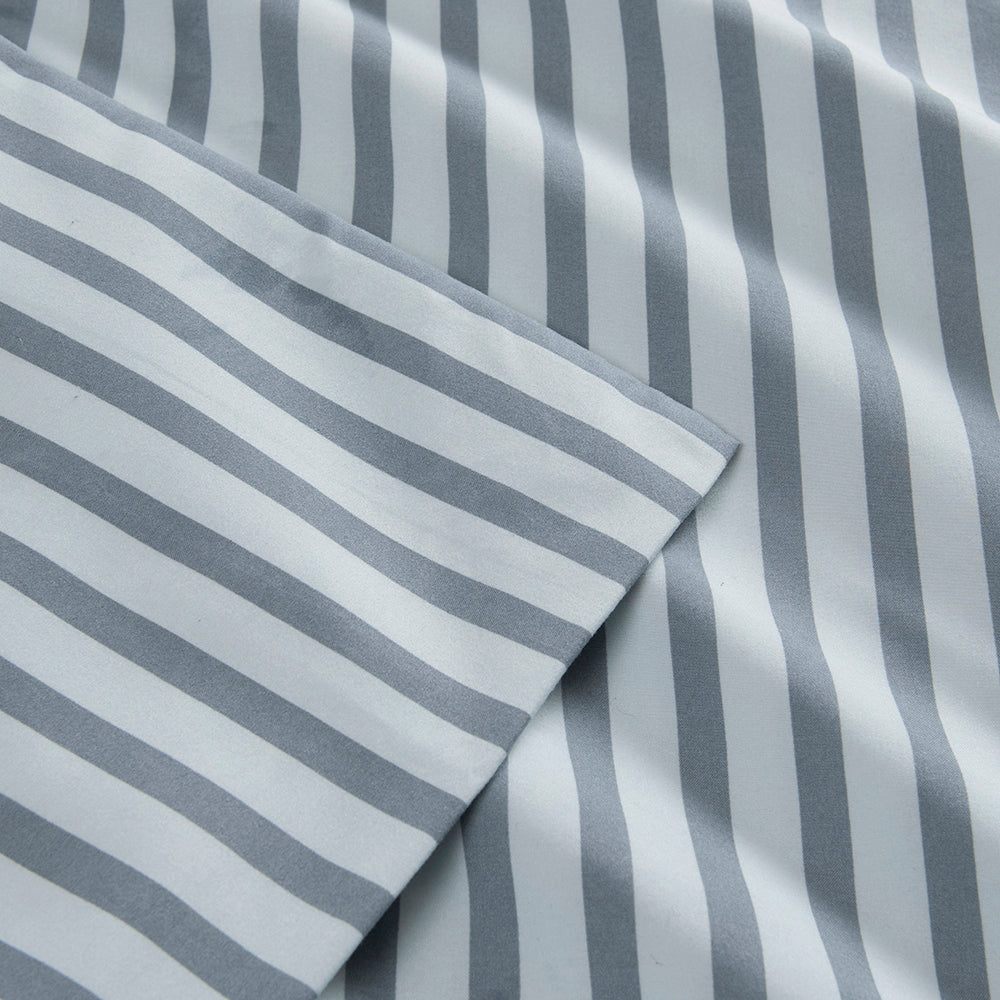 Funda de Plumón Stripes 1.5 Plazas Azul