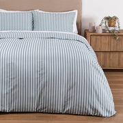 Funda de Plumón Stripes 2 Plazas Azul