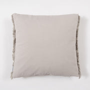 Cojín Muslin Bicolor Flecos Terracota