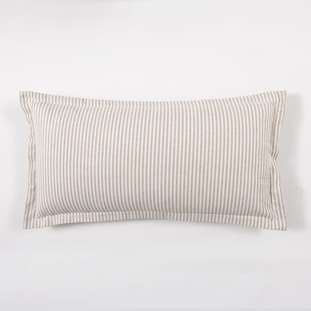 Cojín Rayas Beige
