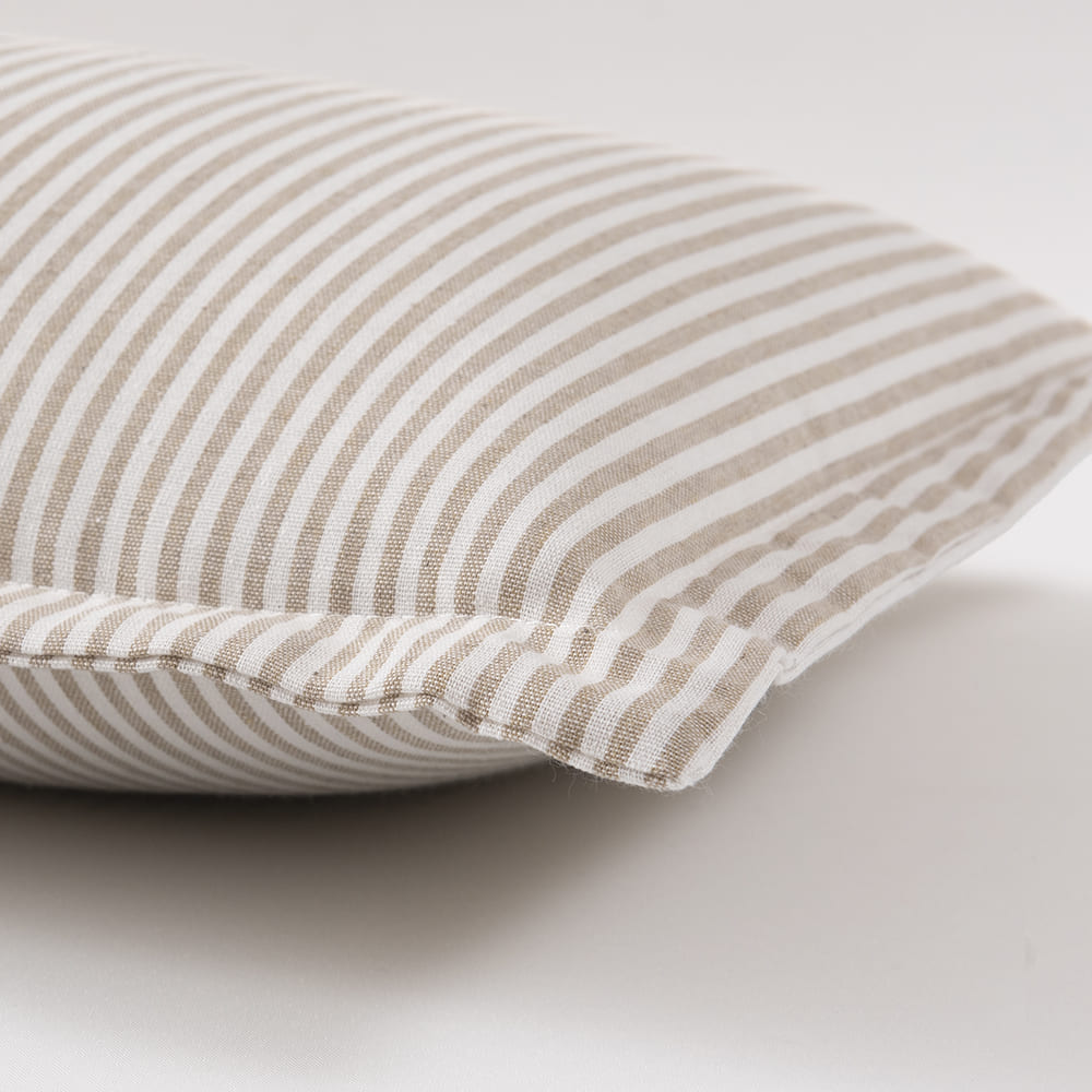Cojín Rayas Beige