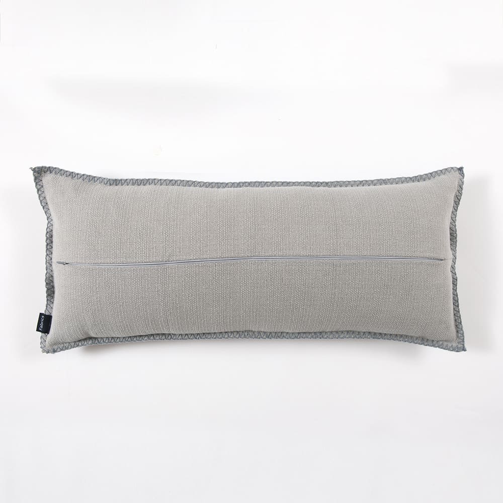 Cojín Festón Gris