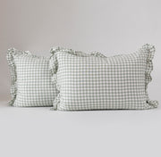Set 2 Fundas Almohadas Vichy 50x70cm Verde
