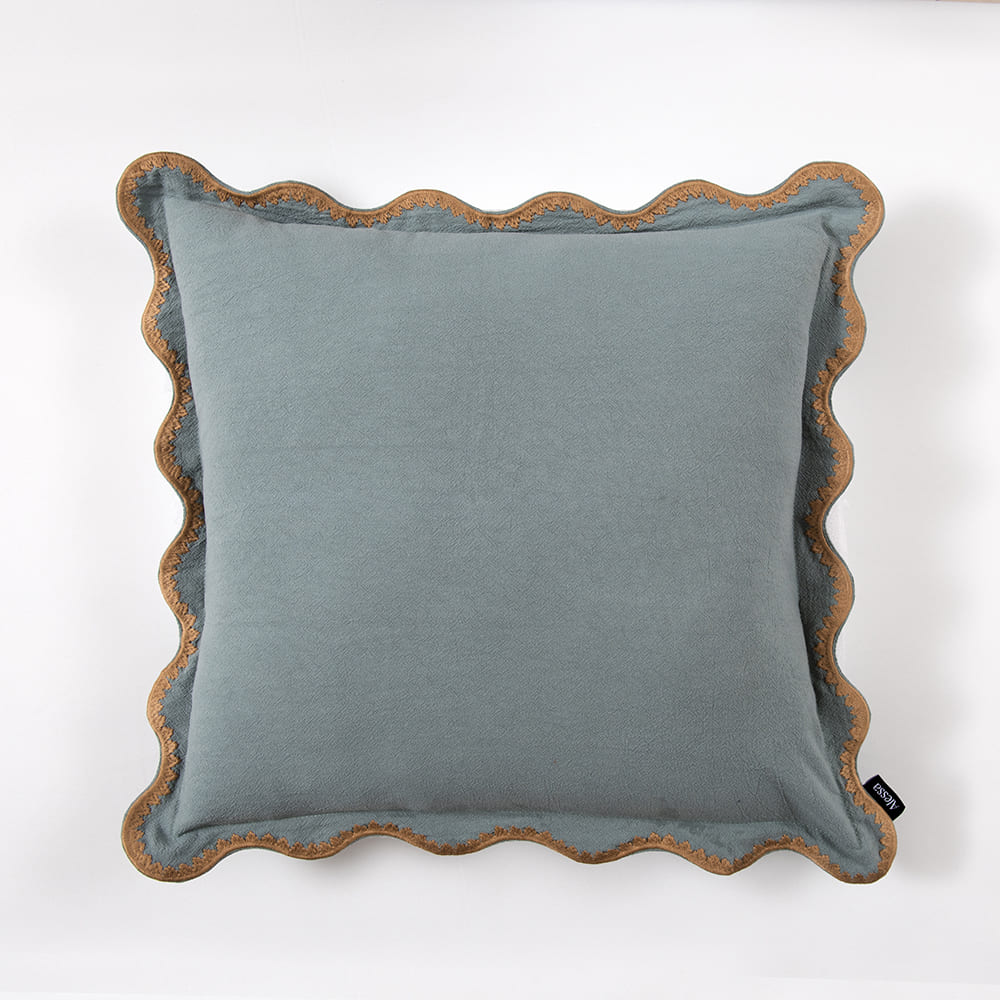 Cojín Scallop Azul