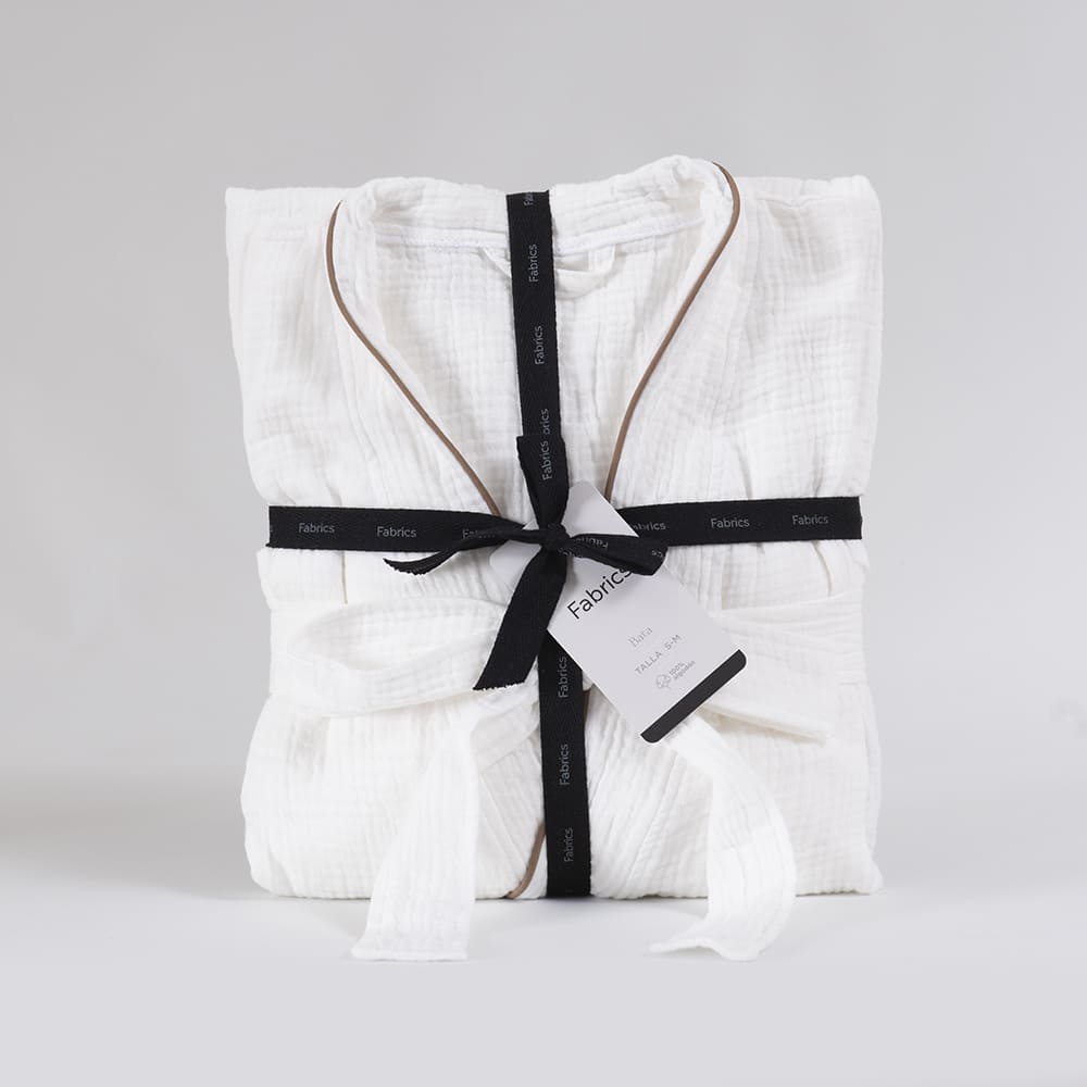 Bata Muslin Blanca S/M