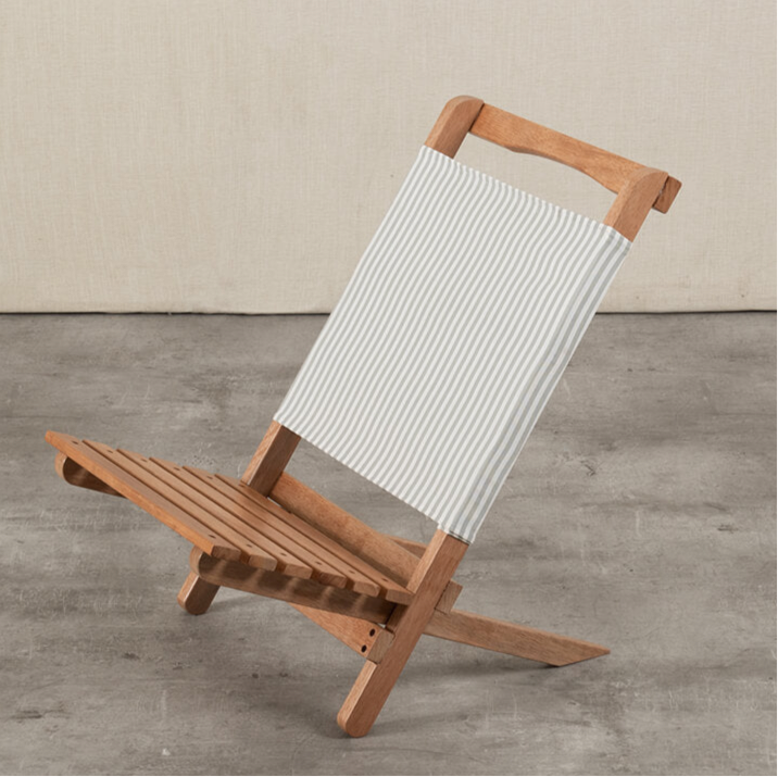 Silla Playa Stiniva Rayas Verde