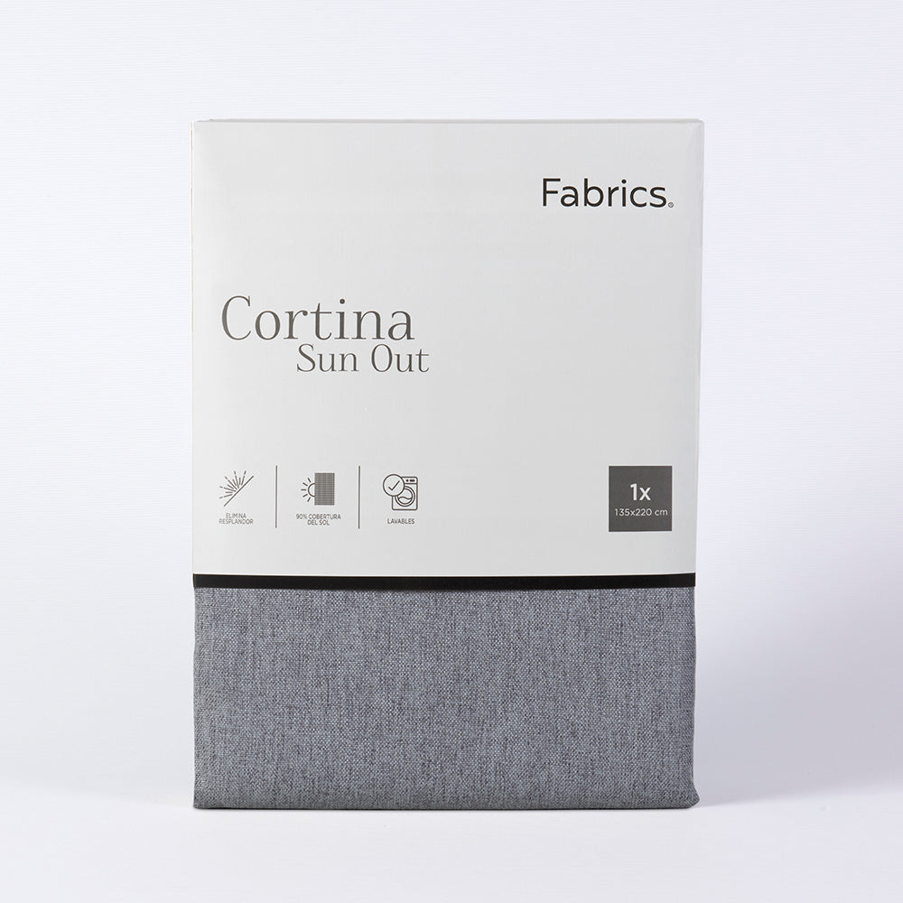 Cortina Sun Out 135x220cm Marengo