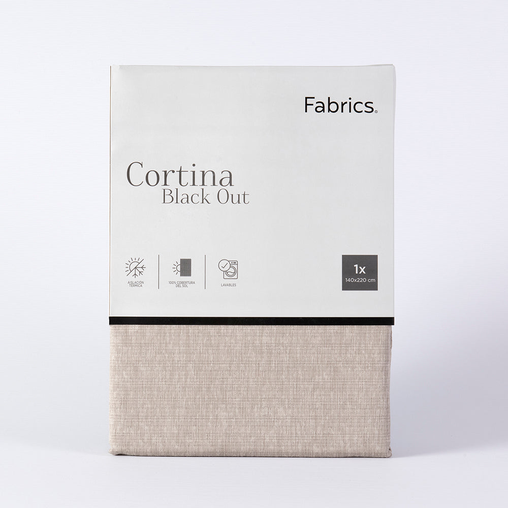Cortina BlackOut 140x220cm Taupe
